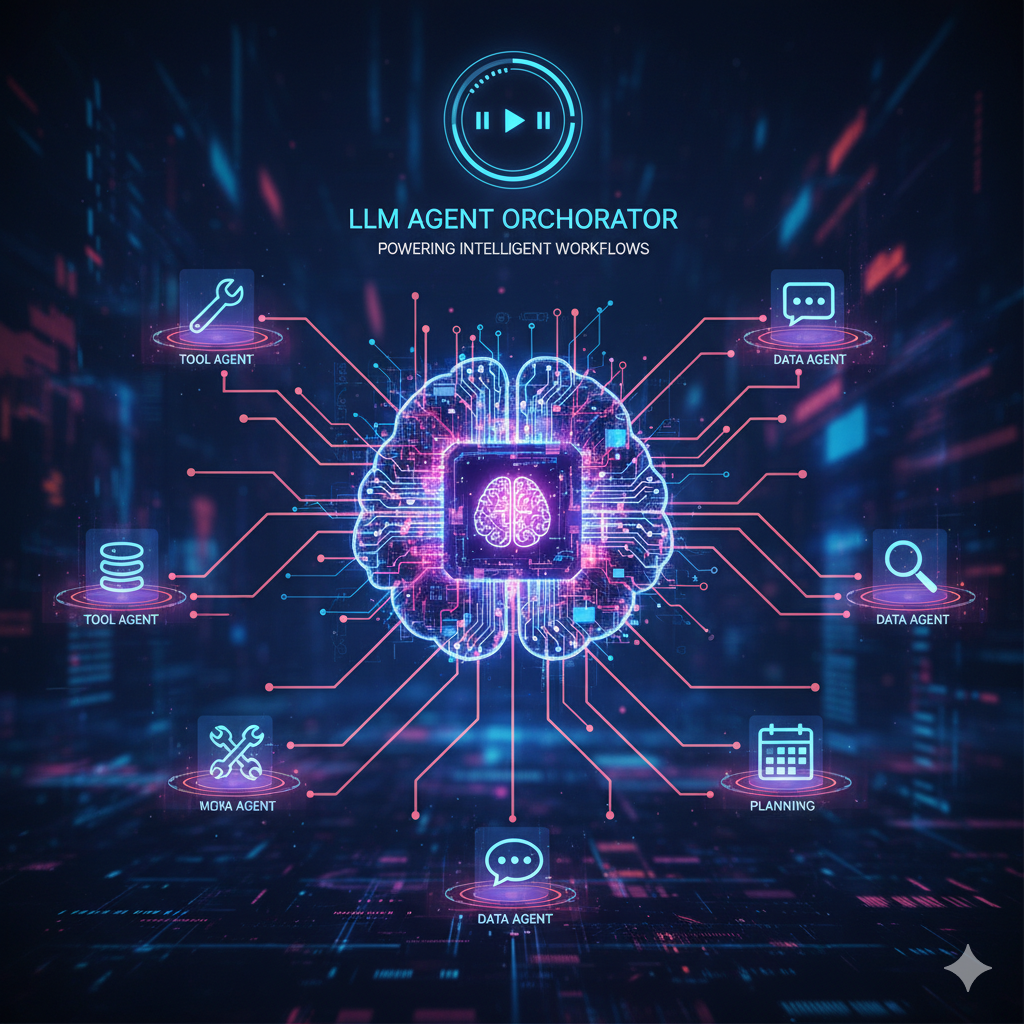 Screenshot of the LLM Agent Orchestrator app